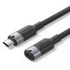 Кабель-удлинитель USB Type-C(m)-USB Type-C(f), 1 м, черный, Vention TRF (TRFBF)