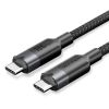 Кабель USB Type-C(m)-USB Type-C(m), 1 м, черный, Vention TRG (TRGBF)
