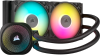 Жидкостное охлаждение Corsair iCUE LINK TITAN 240 RX RGB, 2x120 мм