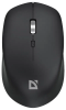 Мышь Defender Velvet MB-406, Bluetooth/Радиоканал, черный (52406)