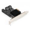 Контроллер SATA ExeGate EXE-510v2, 10xSATA 3.0, PCI-Ex1