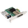 Сетевая карта ExeGate EXE-82576-F2 + 2x EXT-1G-SM1310-LC2-20KM, 2xSFP, 1 Гб/с (EX299087RUS)