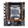 Материнская плата HUANANZHI X99-4MF, Socket2011-3, Intel H81, 4xDDR4, PCI-Ex16, 2SATA2, SATA3, 5.1-ch, GLAN, mATX, б/у