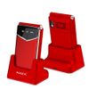 Мобильный телефон MAXVI E11ds красный/серебристый