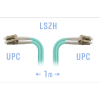 Патч-корд оптический SNR многомодовый, двойной, 1 м (BO-PC-LC/UPC-MM-DPX-1m)
