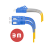 Патч-корд оптический Maxonice одномодовый, двойной, 3 м (MN-PC-LU-SU-SMD3L-3m)