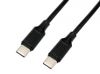 Кабель USB Type-C(m)-USB Type-C(m), 1 м, черный, Cablexpert (CC-USB2-CMCM-100-1M)