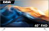 Телевизор 40" BBK 40LEM-1041/FTS2C (W), 1920x1080, белый