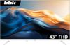 Телевизор 43" BBK 43LEM-1041/FTS2C (W), 1920x1080, белый
