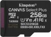 Карта памяти microSDXC Kingston 256Gb Class 10 UHS-I U1 (SDCS3/256GBSP)