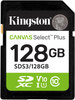 Карта памяти SDXC Kingston 128Gb Class 10 UHS-I U1 (SDS3/128GB)