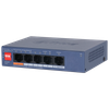 Коммутатор Dahua CS4005-4ET1GT-60, 4x100 Мбит/с, SFP/uplink: RJ-45x1 (DH-CS4005-4ET1GT-60)