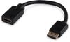 Кабель-переходник (адаптер) DisplayPort(20M)-HDMI(19F), v1.4/2.0, 10 см, Buro (BU-HDMI(F)-DP(M))