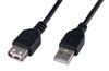 Кабель-удлинитель USB(Am)-USB(Af), 1 м, черный, Cablexpert
