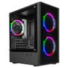 Корпус Ginzzu CL405, Mini-Tower, без БП, черный
