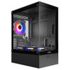 Корпус Ginzzu CL475, Mini-Tower, без БП, черный