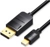 Кабель-переходник (адаптер) DisplayPort(20M)-Mini DisplayPort(20M), v1.2/1.2, 3 м, Vention (HAABI)