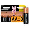 Батарейка Duracell Basic, AA, 1.5V, 8 шт