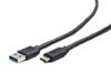 Кабель USB-USB 2.0 Type-C(m), 1 м, черный Cablexpert