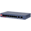 Коммутатор Dahua CS4010-8ET2GT-110, 8x100 Мбит/с, SFP/uplink: RJ-45x2 (DH-CS4010-8ET2GT-110)