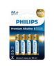 Батарейка PHILIPS Premium Alkaline, AA, 1.5V, 4 шт