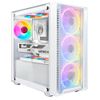 Корпус Ginzzu CL640, Midi-Tower, без БП, белый