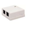 Розетка RJ-45+RJ-45 открытый монтаж, Filum (FL-NA-SOCKET5E-2)
