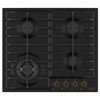 Газовая варочная панель Korting HG 674 CTRN 4 конфорки, черный