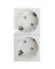 Розетка Filum, 2-х постовая, белый