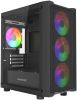 Корпус PowerCase Micro EM19, Mini-Tower, без БП, черный