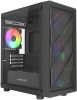 Корпус PowerCase Micro EM21, Mini-Tower, без БП, черный