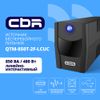 ИБП CBR Quantum QTM-850T-2F-LCUC, 850 VA, 480 Вт, черный (QTM-850T-2F-LCUC)