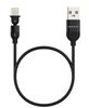 Кабель USB(Am)-Lightning 8-pin(M), 1.5 м, черный, Maxvi MC-19L (MC-19L)