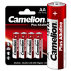 Батарейка Camelion Plus Alkaline, AA, 1.5V, 4 шт