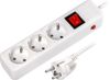 Сетевой фильтр Smartbuy SBSP-3-18-W, 3-розетки, 1.8 м, белый (SBSP-3-18-W)