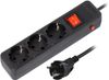 Сетевой фильтр Smartbuy SBSP-3-50-K, 3-розетки, 5 м, черный (SBSP-3-50-K)