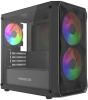 Корпус PowerCase Micro A3B ARGB V2, Mini-Tower, без БП, черный
