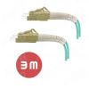 Патч-корд оптический Maxonice многомодовый, двойной, 5 м (MN-PC-LU-LU-OM3D3L-5m)