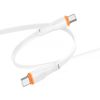 Кабель USB Type-C(M)-USB Type-C(M), 1 м, белый, Borofone BX118 (BX118)