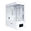 Корпус Ginzzu RX450D, Mini-Tower, без БП, белый