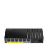 Коммутатор Cudy FS106P, 4x100 Мбит/с, SFP/uplink: RJ-45x2 (FS106P)
