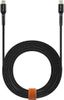Кабель USB Type-C(M)-Lightning 8-pin(M), 2.5 м, черный, Lyambda LCLm25-BK (LCLm25-BK)