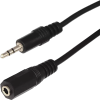 Кабель-удлинитель Jack 3.5mm(M) Jack 3.5mm(F), 3 м, Bion BXP-CCA-458-030M