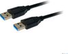 Кабель USB(Am)-USB(Am), 3 м, черный, Bion BXP-CCP-USB3-AMAM-030M