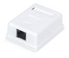 Розетка RJ-45 открытый монтаж, FIBO (FT-WS-RJ45-F5e-1P(W))