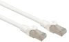 Патч-корд EKF SSTP, кат.6a, 1 м, RJ45-RJ45, белый (TRCS-6ASF-LSH-1M-WH)