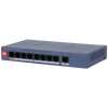 Коммутатор Dahua CS4009-8ET1GT-60, 8x100 Мбит/с, SFP/uplink: RJ-45x1 (DH-CS4009-8ET1GT-60)