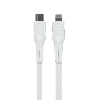 Кабель USB Type-C(M)-Lightning 8-pin(M), 2 м, белый, MORE CHOICE K63ia 2м (K63ia 2м White)