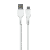 Кабель USB(Am)-USB Type-C(M), 1 м, белый, MORE CHOICE К65ас (К65ас White)