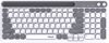 Клавиатура Filum FL-WKB25, Bluetooth/Радиоканал/USB, серый/белый (FL-WKB25)